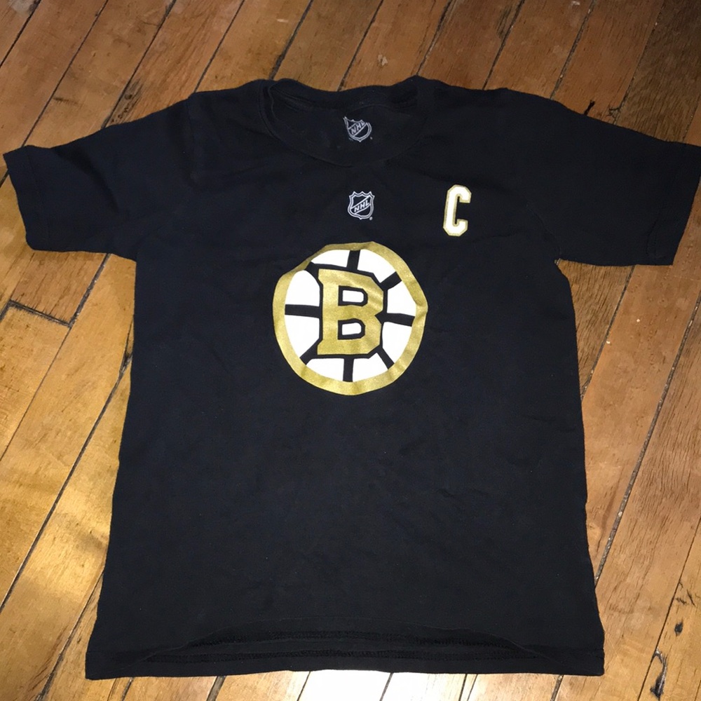 Boston Bruins NHL Black‎ and Gold Kids Short Sleeve Tee